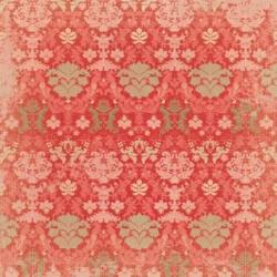 K&co CK McKenna 12x12 Paper - Ivory & Pink Circles