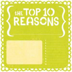 K&Co Citronella -  Ten Reason Die-Cut Paper