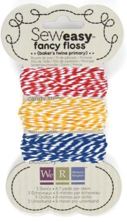 We R Memory Keepers Sew Easy Fancy Floss BAKERS TWINE - Primay (26 yards)