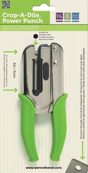 Crop-A-Dile Power Punch Tool 0.25" Hole