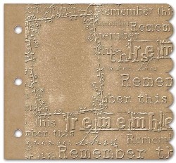 Prima Embossed Chipboard Book (811112)