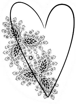 Prima The Goods Clear Stamps - Heart Stamp #6 (830212)