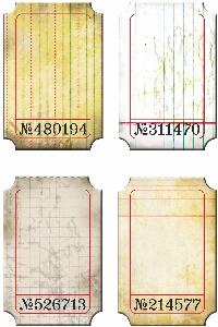 Tim Holtz Jounalling Tickets (24 pk)