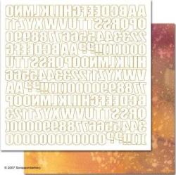 Scrapperdashery Papers - Alphabet Coloured