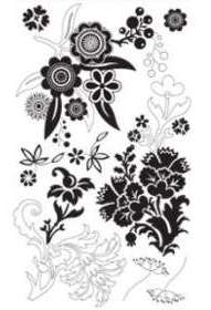 Basic Grey Elements - Gypsy Border Rub-Ons (Black)