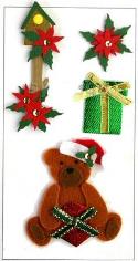 3D Decorative Stickers - Teddy & Birdhouse (BN449)
