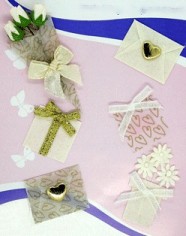 Handmade White Sticker Collection