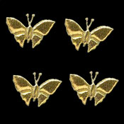 Gold Padded Butterfly 