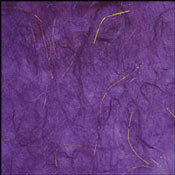 Purple Mulberry with Gold Strands 