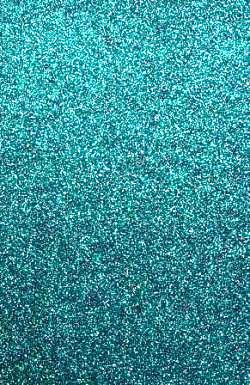 A4 Midnight Glitter Card - Emerald Green