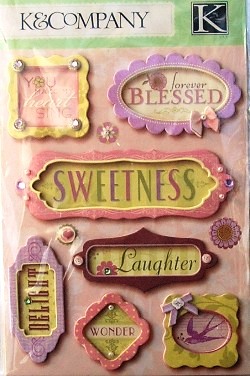 Brenda Walton Grand Adhesions - Word Frames
