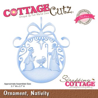 CottageCutz Dies - Ornament, Nativity (Elites)(CCE-185)
