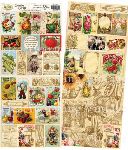 Crafty Secrets Creative Scraps - Garden (Double-sided)