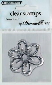 Autumn Leaves Stamps - Flower Sketch (2550)