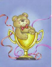 Dcoupage -  Bear Champion (284)