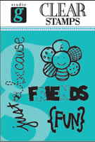 Dovecraft Clear Stamps - Friends (Just Because) (T)
