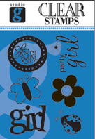 Dovecraft Clear Stamps - Girl (B)