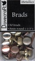 Dovecraft Brads - Medium Metallics