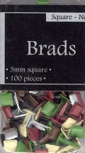 Dovecraft Brads - Square Neutrals