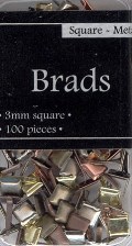 Dovecraft Brads - Square Metallics