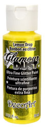 DecoArt Glamour Dust Paint - Lemon Drop