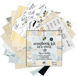 8"x8" Kit in a Stack -  Elegant Wedding