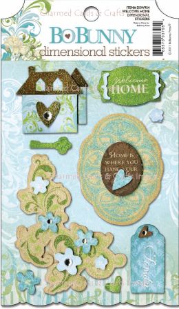 Bo Bunny Welcome Home iCandy Dimensional Stickers