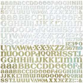 Basic Grey Dasher - Letters