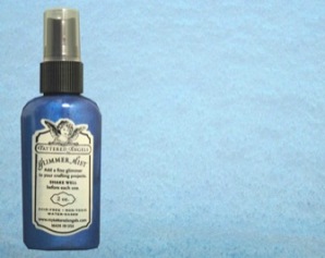 Tattered Angels Glimmer Mist - Denim BLue
