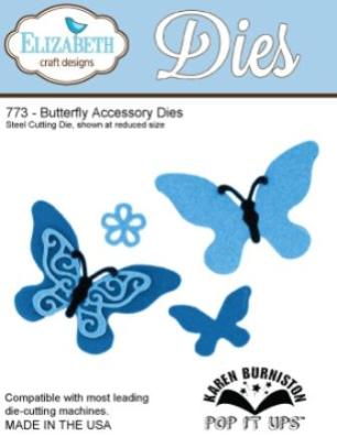 Elizabeth Craft Designs Dies - Butterfly Accessory Dies (773)