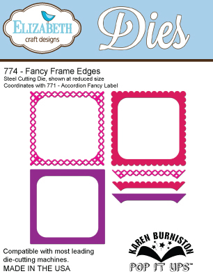 Elizabeth Craft Designs Dies - Fancy Frame Edges (774)