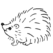 Stamps - F-C04 Baby Hedgehog