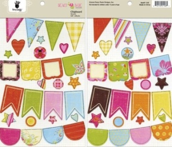 Fancy Pants Beach Babe Chipboard - Banners