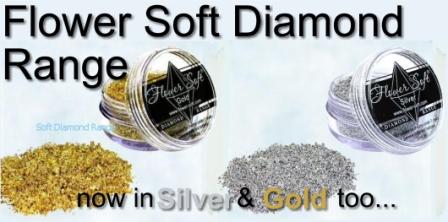 Silver and Gold Diamond Range Flower Soft