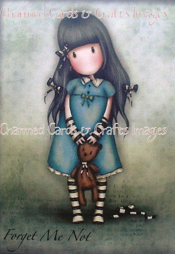 Gorjuss Rubber Stamps - Forget Me Not