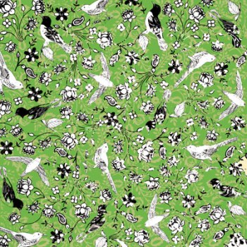GCD Artsy Urban Paper - Green Bird  (878)