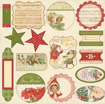 Melissa Frances Deck The Halls Cardstock Die-Cuts
