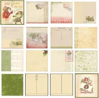 Melissa Frances Deck The Halls Mini Album 6"X6"