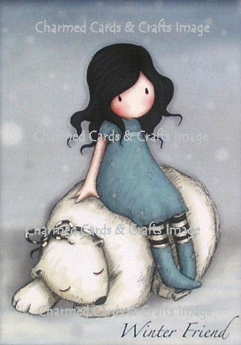 Gorjuss Rubber Stamps - Winter Friend