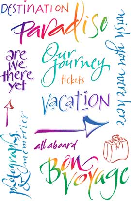 Clear Expressions - Travel Time (13 Stamps)