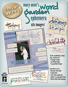 HOTP Mary Anne's Word Garden Ephemera