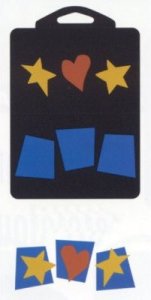 Lifestyle Stamps (2 pieces) - Stars & Hearts