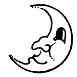 Inca Stamps - Tiny Moon (4038-aa)