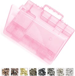 Pink Crop-A-Dile Case with Eyelets