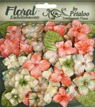 Petaloo Velvet Hydrangeas - Sienna