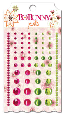 Bo Bunny Vicki B  Adhesive Jewels