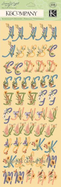 K & Company Spring Blossom - Blossom Alphabet