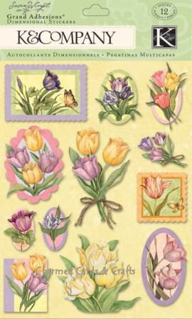 K & Company Spring Blossom - Tulips Grand Adhesions