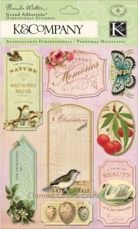 K & Company Flora & Fauna - Words Grand Adhesions