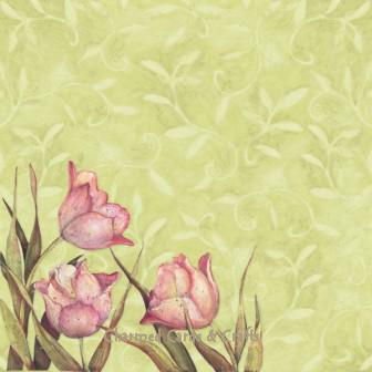 K & Company Spring Blossom Paper - Tulips 